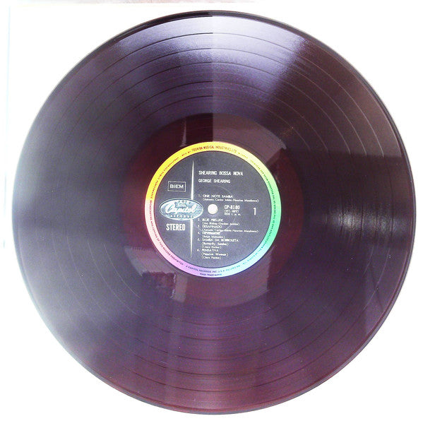 George Shearing Bossa Nova (The Shearing Piano With Woodwinds And Brazilian Rhythm)