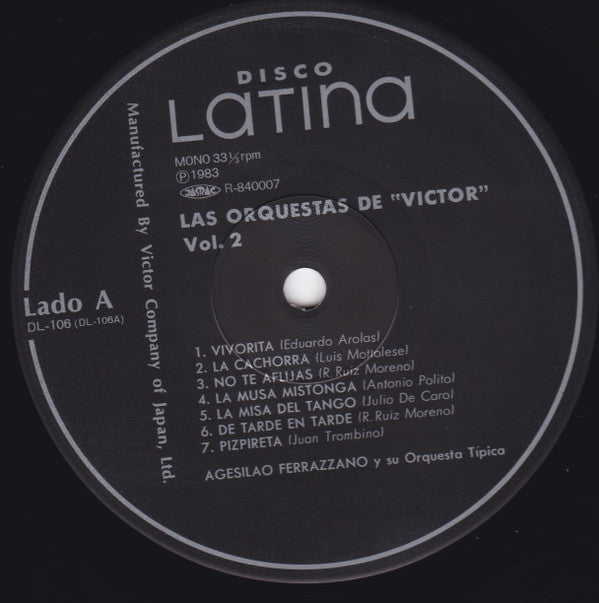 Las Orquestas De "Victor" Vol. II 1927-29