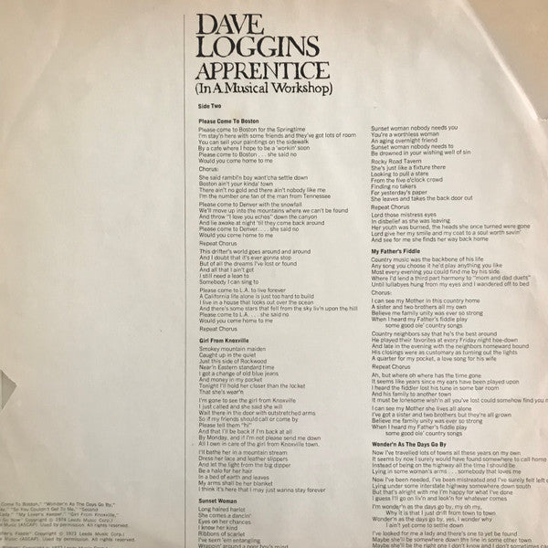 Apprentice (In A Musical Workshop)