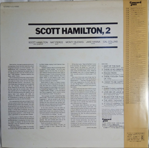 Scott Hamilton, 2