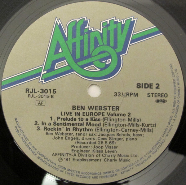 Live In Europe Volume Two