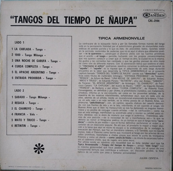 Tangos Del Tiempo De Ñaupa