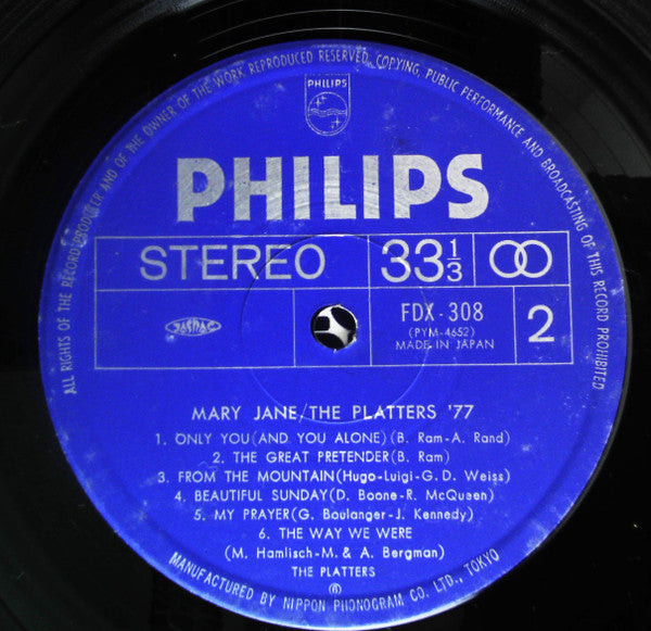 Mary Jane / The Platters '77