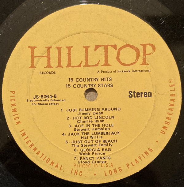 15 Country Hits & 15 Country Stars