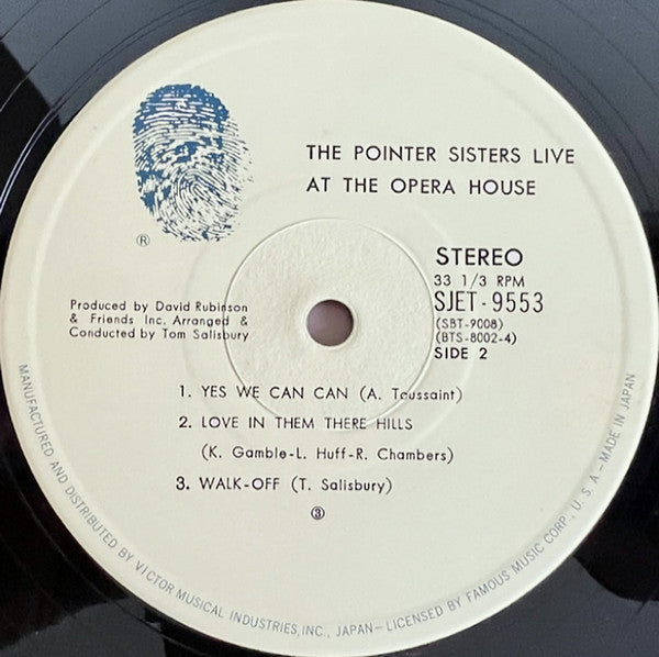 The Pointer Sisters Live At The Opera House