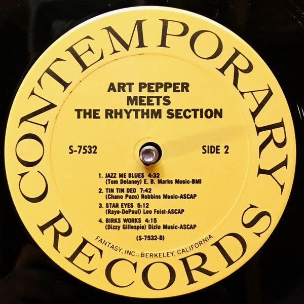 Art Pepper Meets The Rhythm Section