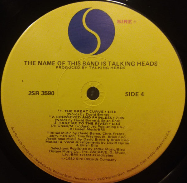 The Name Of This Band Is Talking Heads