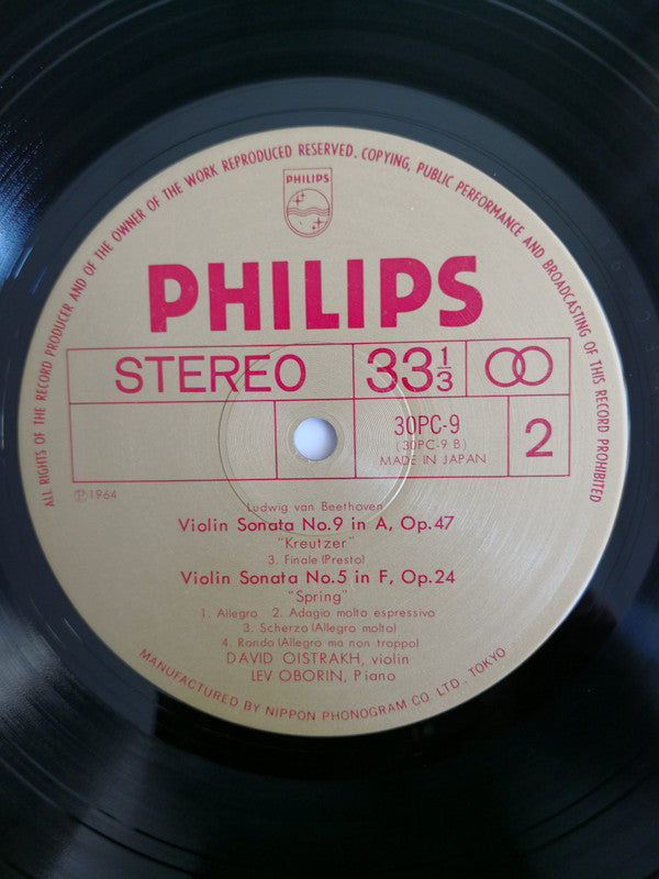 Violin Sonata 9 (Kreutzer) & 5 (Spring)