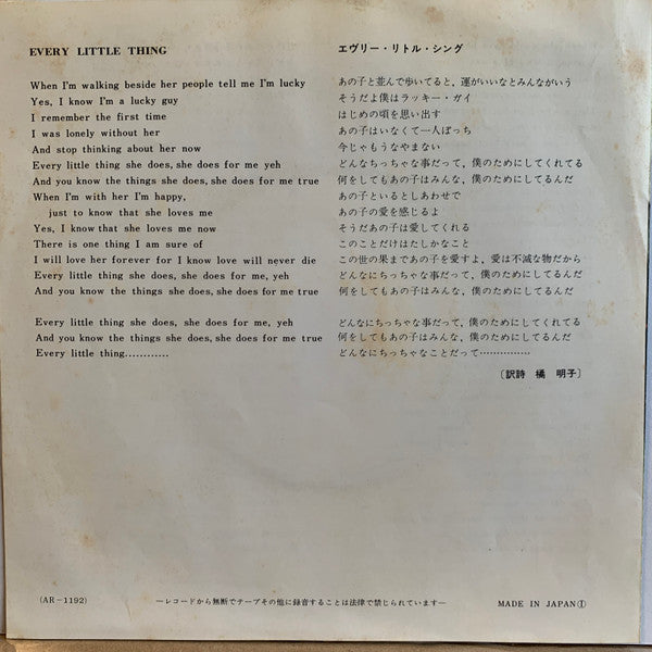 Rock And Roll Music / Every Little Thing