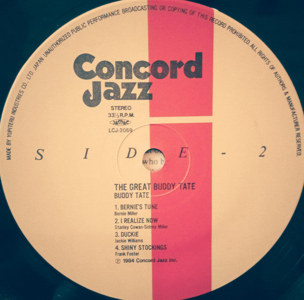 The Great Buddy Tate