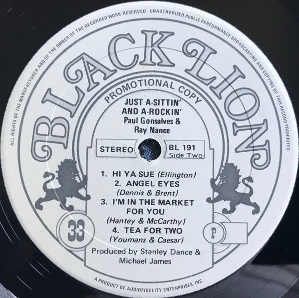 Just A-Sittin' And A-Rockin'