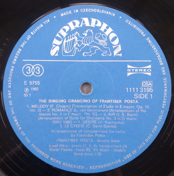 Zpívající Kontrabas Františka Pošty