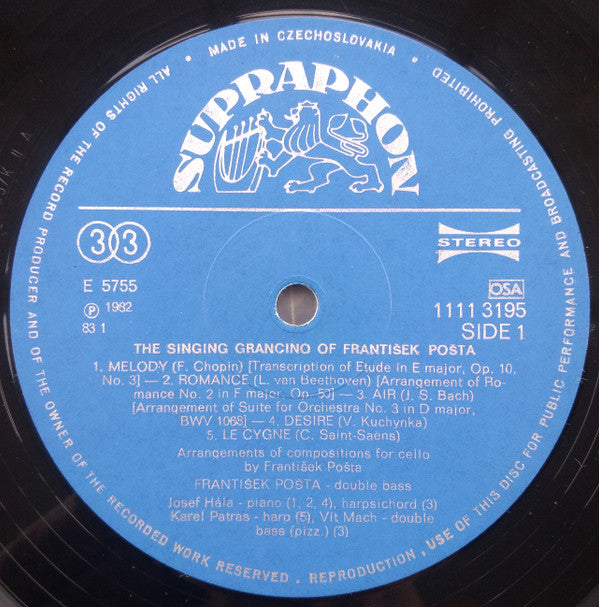 Zpívající Kontrabas Františka Pošty