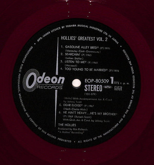 Hollies' Greatest Vol.2