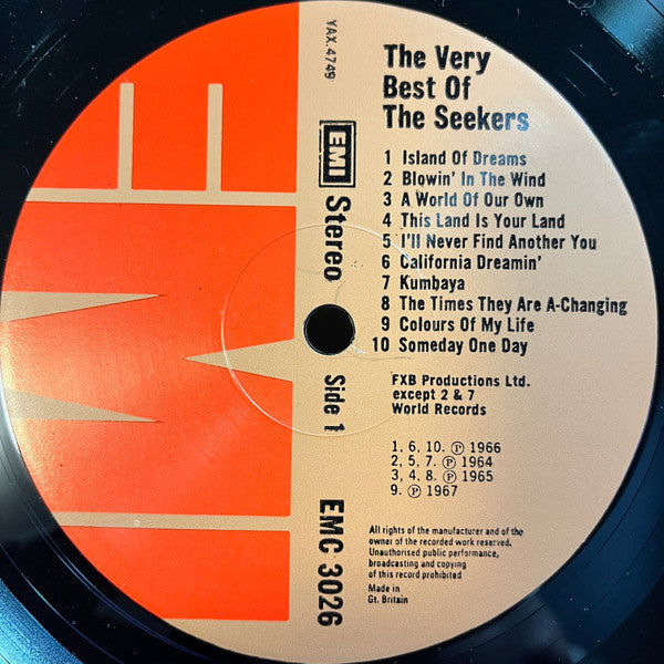 The Very Best Of The Seekers