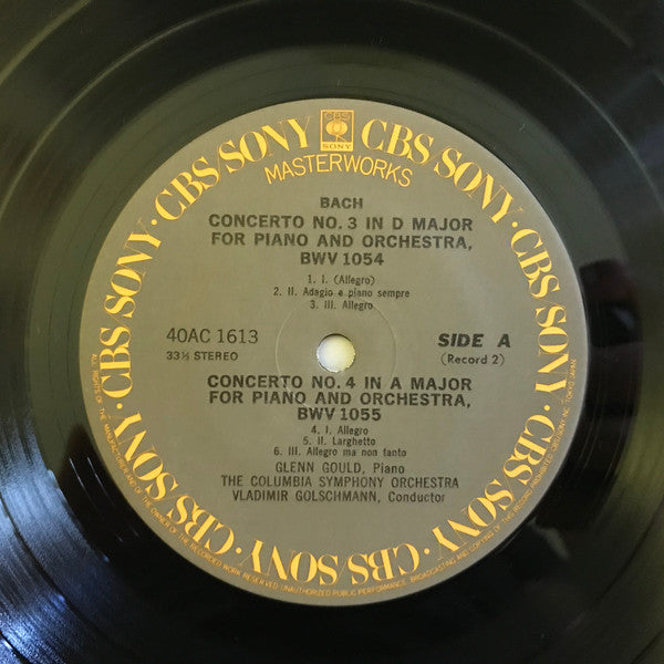 Gould Plays Bach / Piano Concertos