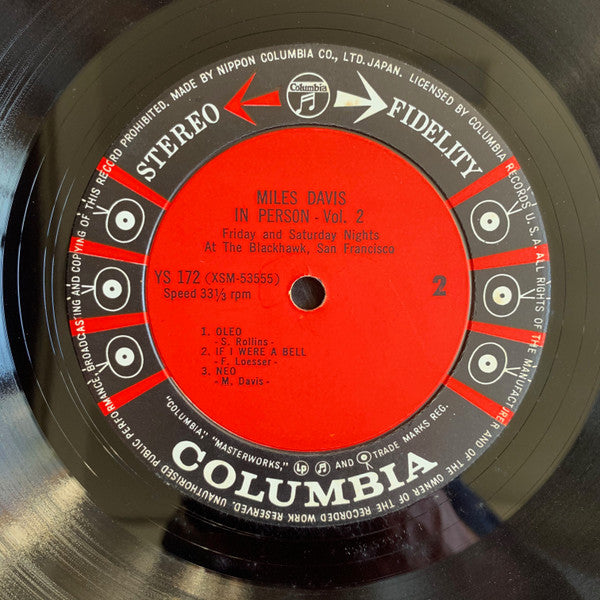 In Person, Saturday Night At The Blackhawk, San Francisco, Vol.2