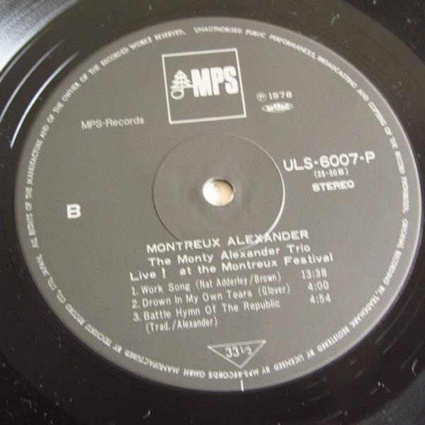 Montreux Alexander - Live! At The Montreux Festival