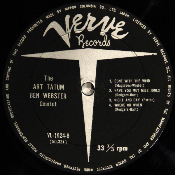 The Art Tatum - Ben Webster Quartet
