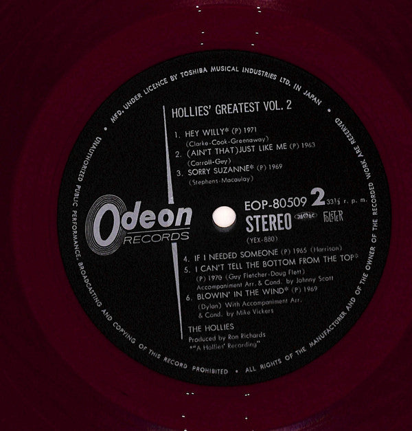 Hollies' Greatest Vol.2