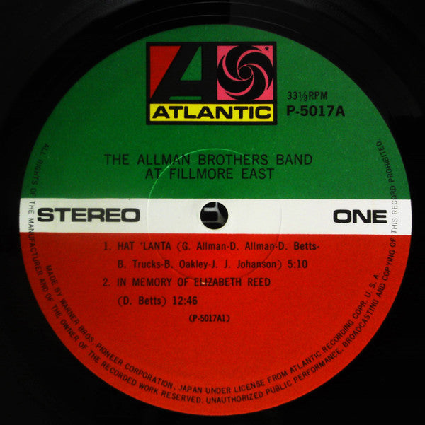 The Allman Brothers Band At Fillmore East