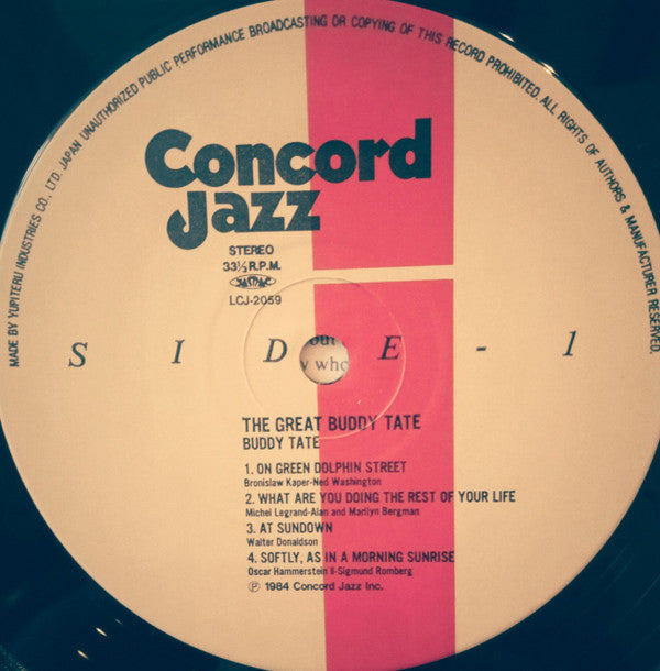 The Great Buddy Tate