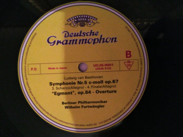 Symphonie Nr. 5 C-Moll - Egmont-Overtüre