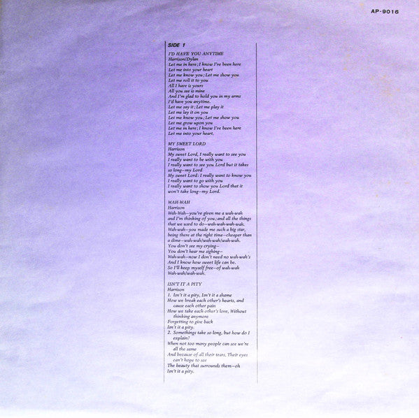 All Things Must Pass