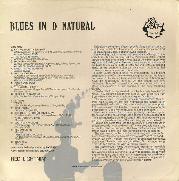 Blues In D Natural