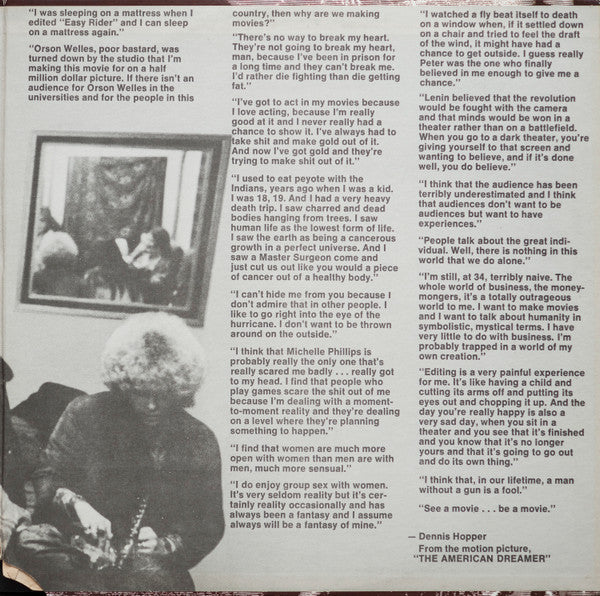 Dennis Hopper In "The American Dreamer"