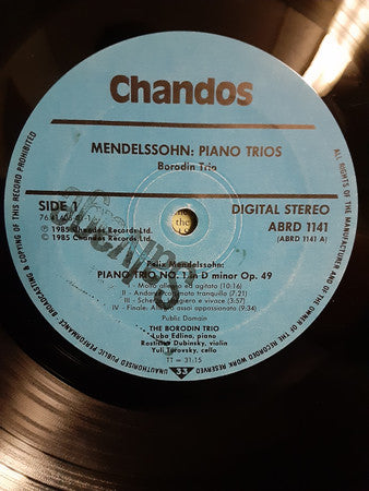 Piano Trios ▫ No.1 In D Minor ▫ No.2 In C Minor