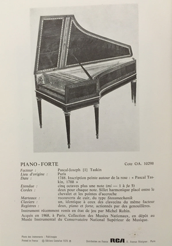 Les Instruments Précieux Du Musée Du Conservatoire - Vol.1 - Les Instruments A Clavier