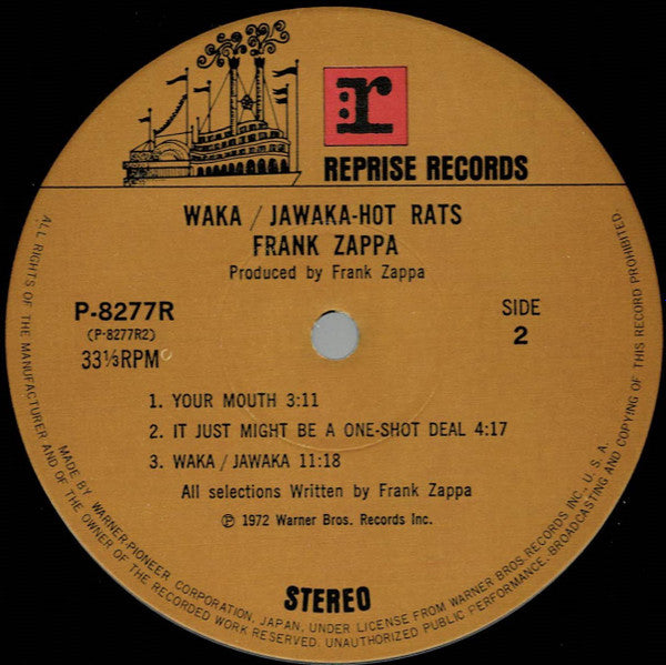 Waka / Jawaka - Hot Rats = ワカ・ジャワカ・ホット・ラッツ