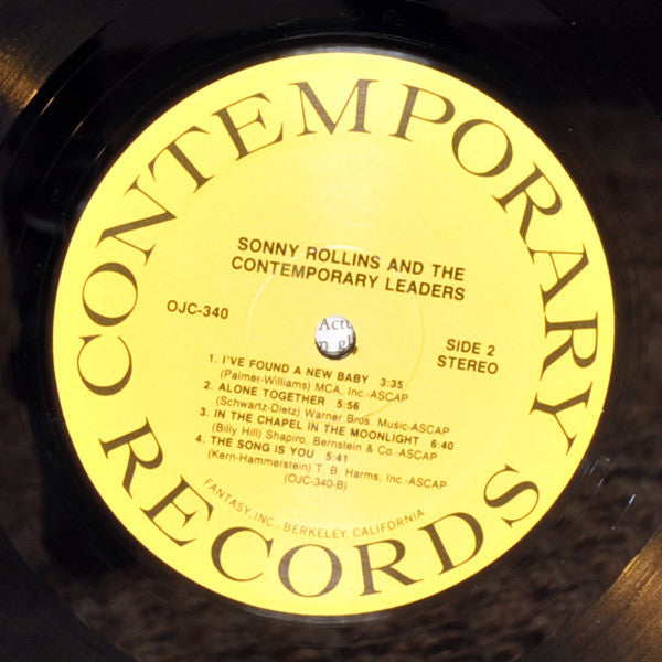 Sonny Rollins And The Contemporary Leaders