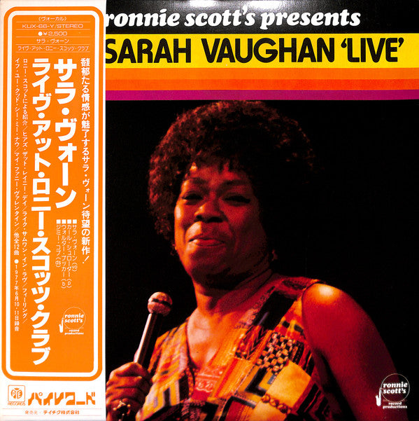Ronnie Scott's Presents Sarah Vaughan Live
