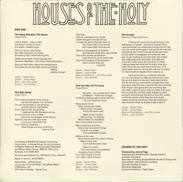 Houses Of The Holy