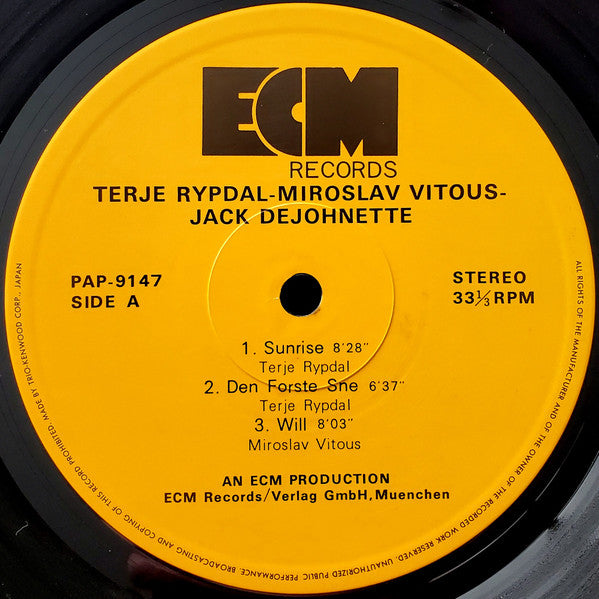Terje Rypdal / Miroslav Vitous / Jack DeJohnette