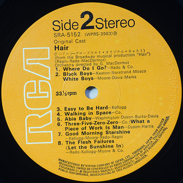 Hair - The Original Broadway Cast Recording