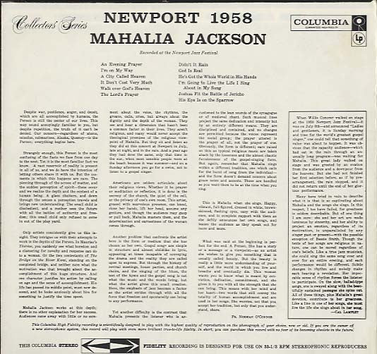 Release: Newport 1958 -Vinyl-US-None-JCS 8071-5406158