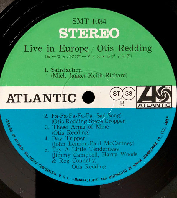 Otis Redding Live In Europe