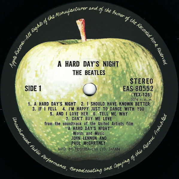 A Hard Day's Night = ビートルズがやって来る ヤア! ヤア! ヤア!