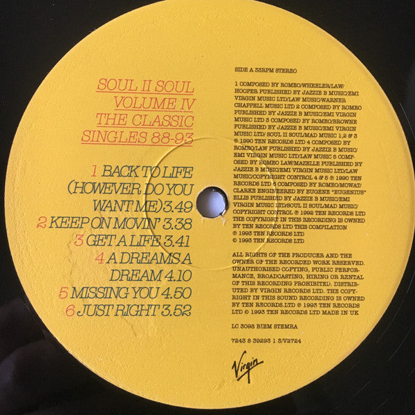 Volume IV - The Classic Singles 88-93
