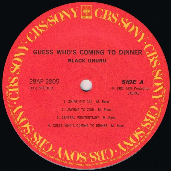 Guess Who's Coming To Dinner