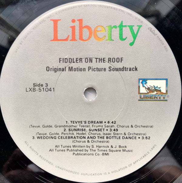 Fiddler On The Roof (Original Motion Picture Soundtrack Recording)