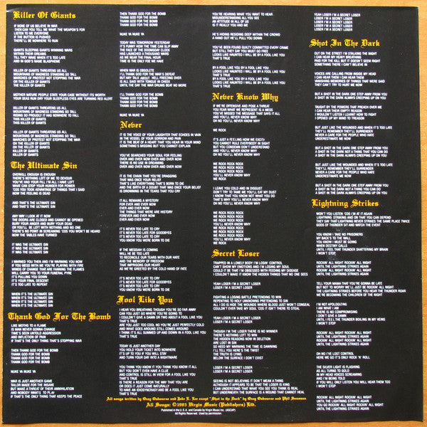 The Ultimate Sin = 罪と罰