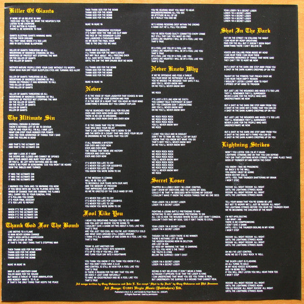 The Ultimate Sin = 罪と罰