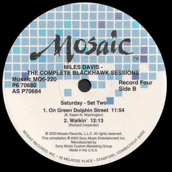 The Complete Blackhawk Sessions