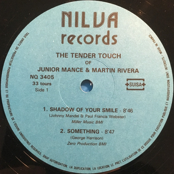 The Tender Touch Of Junior Mance & Martin Rivera (Duo)