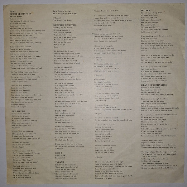 Sad Wings Of Destiny