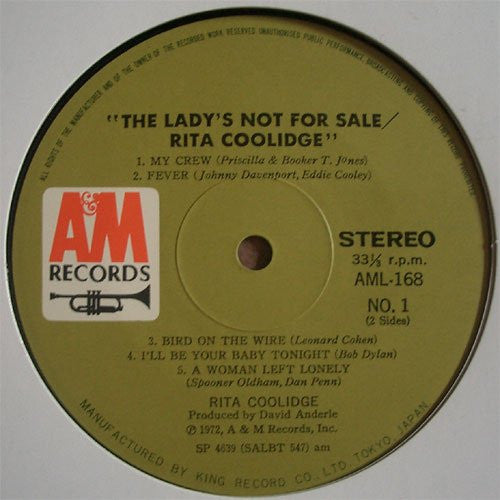 The Lady's Not For Sale